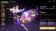 Jolder character screen (Image via NetEase)
